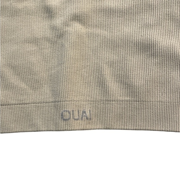 SET ACTIVE x Ouai Ribbed V Bra Sz Medium - Picture 4 of 7